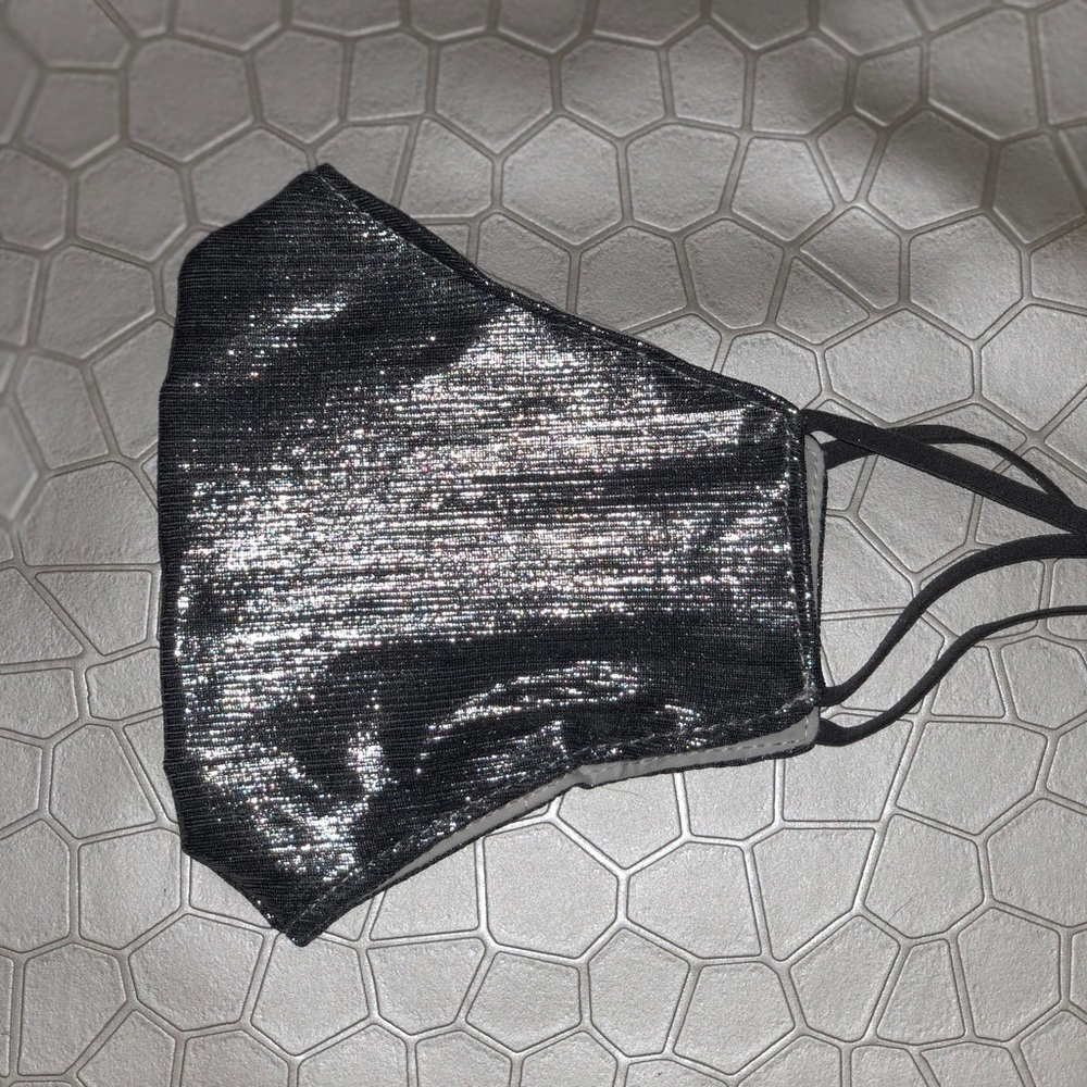 the Black Shimmer Glam Face Mask